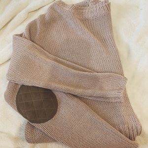 brownish pink sweater